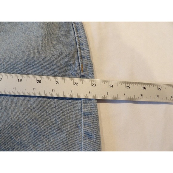 Old Navy 16 Denim Skirt Higher High Rise Secret Smooth Pockets Button Fly - Picture 8 of 12